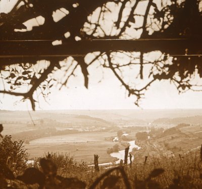 トレンチから見たムーズ川、北フランス、ヴェルダン、c1914-c1918 作： Unbekannt