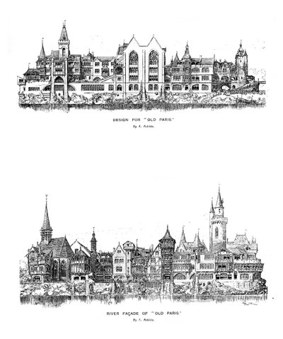 1899年の旧パリの川のファサードとデザイン 作： Unbekannt