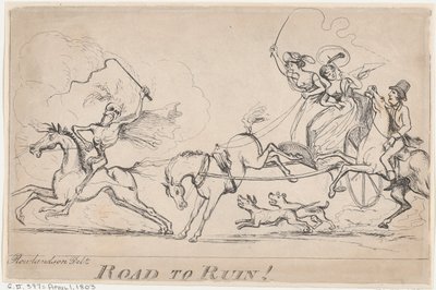 破滅への道!、1803 年 4 月 1 日、1803 年 4 月 1 日。 作： Unbekannt