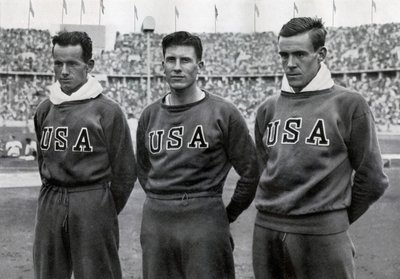 ロバートクラーク、グレンモリス、ジョンパーカー、アメリカの選手、ベルリンオリンピック、1936年 作： Unbekannt