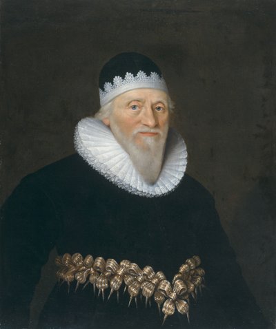 ロジャー・モスティン、1567年～1642年、1634年。 作： Unbekannt