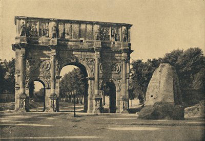 ローマ-コンスタンティヌスの凱旋門AD 315、1910 作： Unbekannt