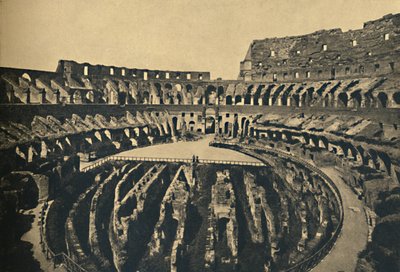ローマ-フラビアン円形劇場、1910年。 作： Unbekannt