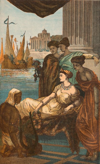 ローマの女性と奴隷、c1910 作： Unbekannt