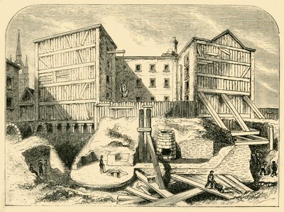 ローマ遺跡、ビリングスゲートで発見、c1872。 作： Unbekannt