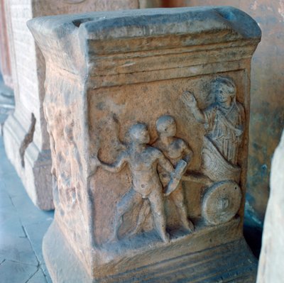ローマの大理石の彫刻 作： Unbekannt