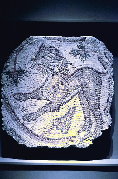 ライオンのローマ時代のモザイク 作： Unbekannt