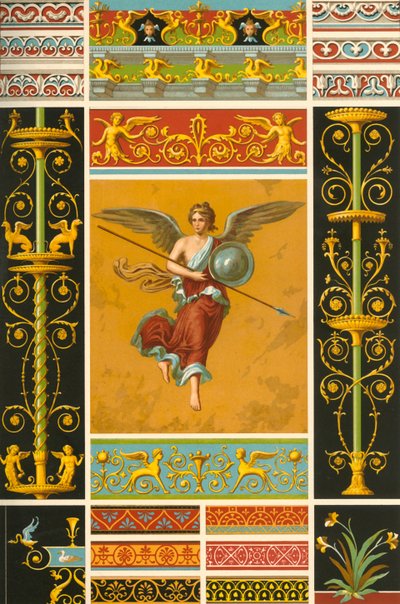 ローマの壁画と多色の浅浮き彫り、1898 年。 作： Unbekannt
