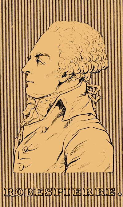 ロペスピエール、1758-1794、1830。 作： Unbekannt
