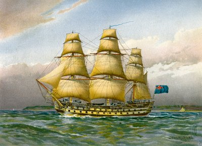 英国海軍の戦艦、c1760 c1890-c1893 作： Unbekannt