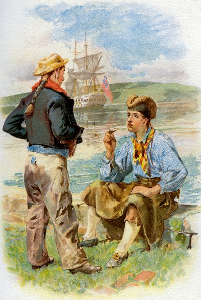 英国海軍水兵、18世紀c1890-c1893 作： Unbekannt