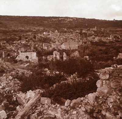 遺跡、アニジールシャトー、フランス北部、c1914-c1918 作： Unbekannt