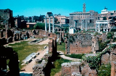 フォーラムの遺跡、ローマの遺跡 作： Unbekannt