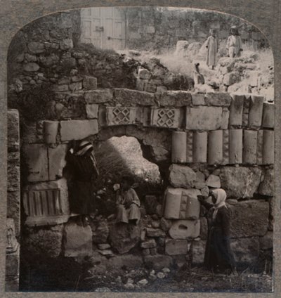 ラザロの家の遺跡、c1900 作： Unbekannt