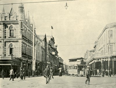 ランドルストリート、アデレード、1901年。 作： Unbekannt