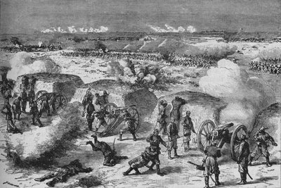 トルコのリダウトに対するロシアの攻撃、1902 作： Unbekannt