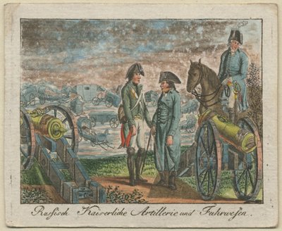 ロシア帝国砲兵、1799年 作： Unbekannt