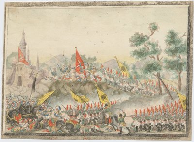 1790年、1829年にロシア軍がイズマイア要塞を占領 作： Unbekannt