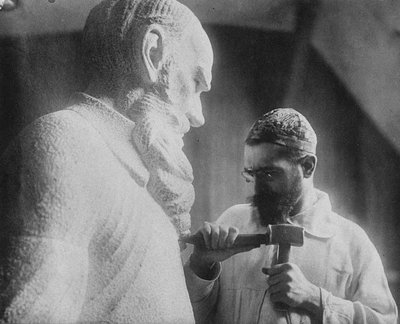 ロシアの彫刻家セルゲイメルクロフ1881〜1952年、レオトルストイの像を制作 作： Unbekannt
