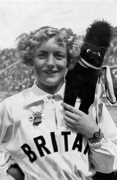 ラスリーモリスハンコック、イギリスの水泳選手、ベルリンオリンピック、1936年 作： Unbekannt