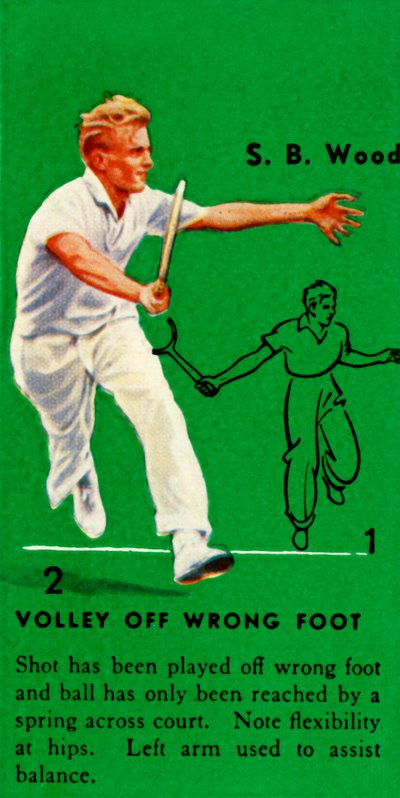 SB Wood-Volley Off Wrong Foot、c1935。 作： Unbekannt