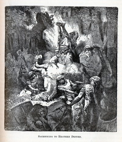 異教の神々への犠牲1882 作： Unbekannt