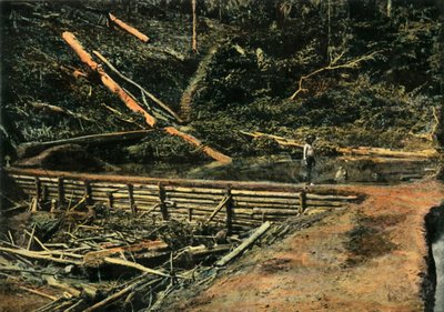 サンテリー。ルグランバタドー。建設、コファーダムの建設、1900年。 作： Unbekannt