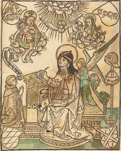聖ブリジット、c。 1480年。 作： Unbekannt
