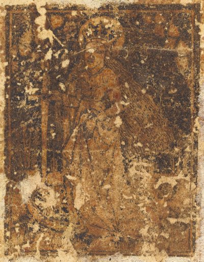 聖カタリナ [裏面]、1470 年以降。 作： Unbekannt