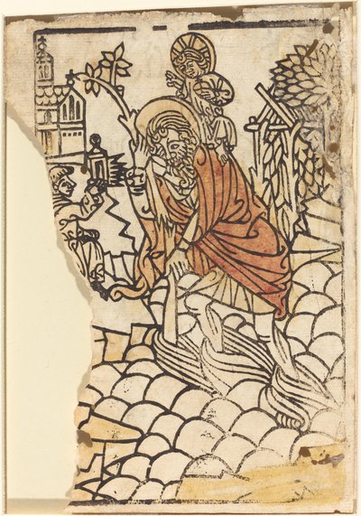 Saint Christopher [直訳]、c。 14501470。 作： Unbekannt