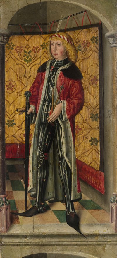 聖ゲオルギウスと聖セバスティアン、1480年頃 作： Unbekannt