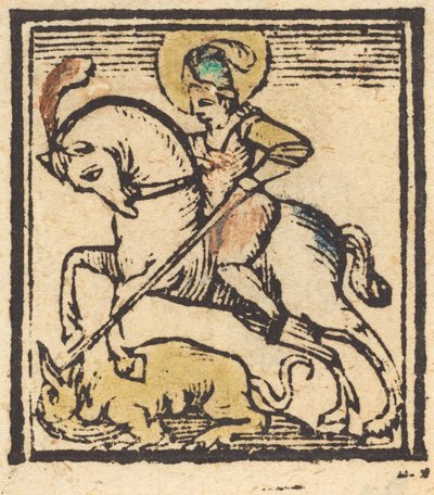 セントジョージ、c。 1475年。 作： Unbekannt