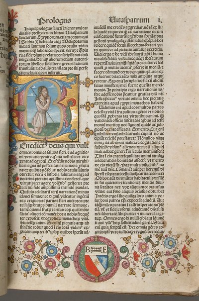 聖ジェロームの教父たちの生活、1483 年。 作： Unbekannt