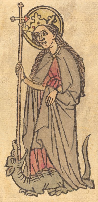 聖マーガレット、c。 1460年。 作： Unbekannt