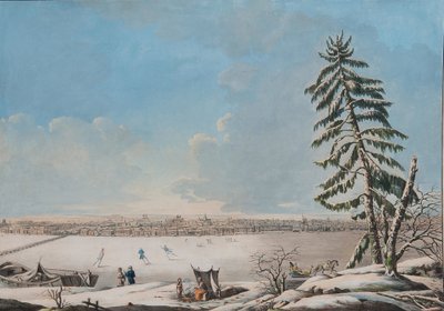 サンクトペテルブルク：1800年代初頭のネヴァ川の景色 作： Unbekannt