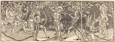Saints Christopher、Sebastian、および Roche、c。 1495年。 作： Unbekannt