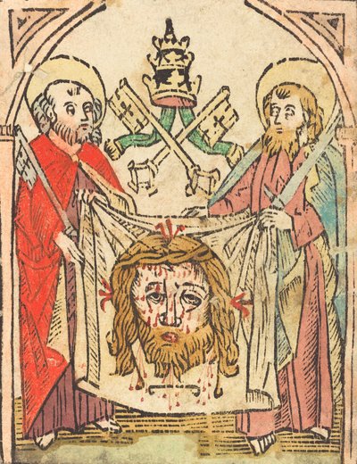 1475年以降のスダリウムを持つ聖ペテロと聖パウロ。 作： Unbekannt