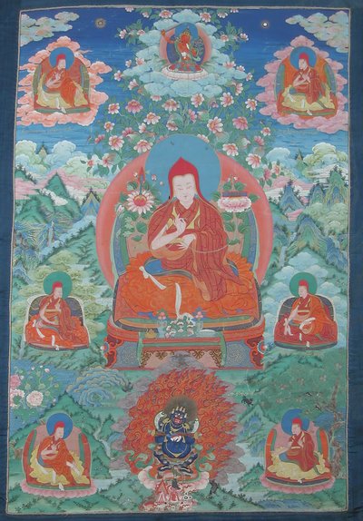 Sakya Pandita、18世紀。 作： Unbekannt