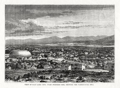 アメリカ合衆国ユタ州ソルトレイクシティ、1877 作： Unbekannt