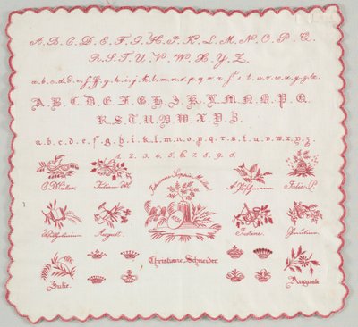 サンプラー、1831年。 作： Unbekannt