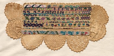 サンプラーフラグメント、1800年代。 作： Unbekannt