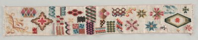 サンプラー、c。 1850-1860年代。 作： Unbekannt