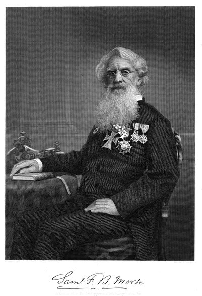 サミュエルフィンリーブリースモース、アメリカの芸術家および発明家、1872年 作： Unbekannt