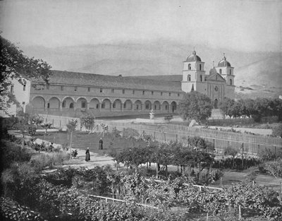 サンタバーバラミッション、カリフォルニア、c1897。 作： Unbekannt