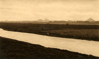 サッカラ-ダシュールのピラミッド、c1918-c1939。 作： Unbekannt