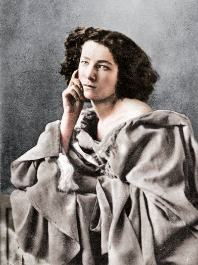 サラベルナール、フランスの女優、1869年 作： Unbekannt