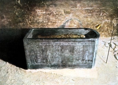 アメンホテプ2世の石棺、古代エジプト、第18王朝、紀元前1400年 作： Unbekannt