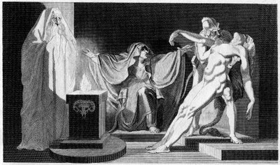 サウルとエンドアの魔女、1792年 作： Unbekannt