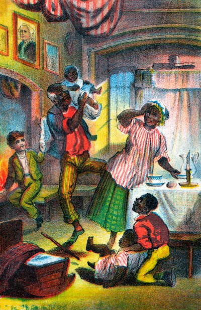 ハリエットビーチャーストーズアンクルトムズキャビン、c1870のシーン 作： Unbekannt