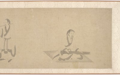 陶淵明の生涯の場面 パート 2、明王朝、1368 年から 1644 年。 作： Unbekannt